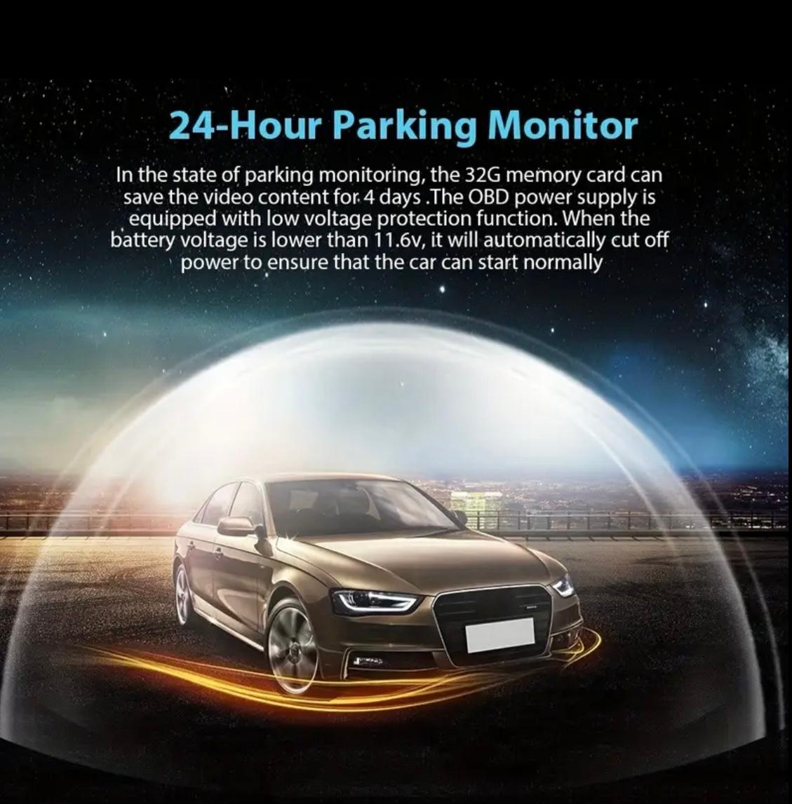 Tu Auto Siempre Protegido: Cámara DVR 360° con WiFi y Visión Nocturna