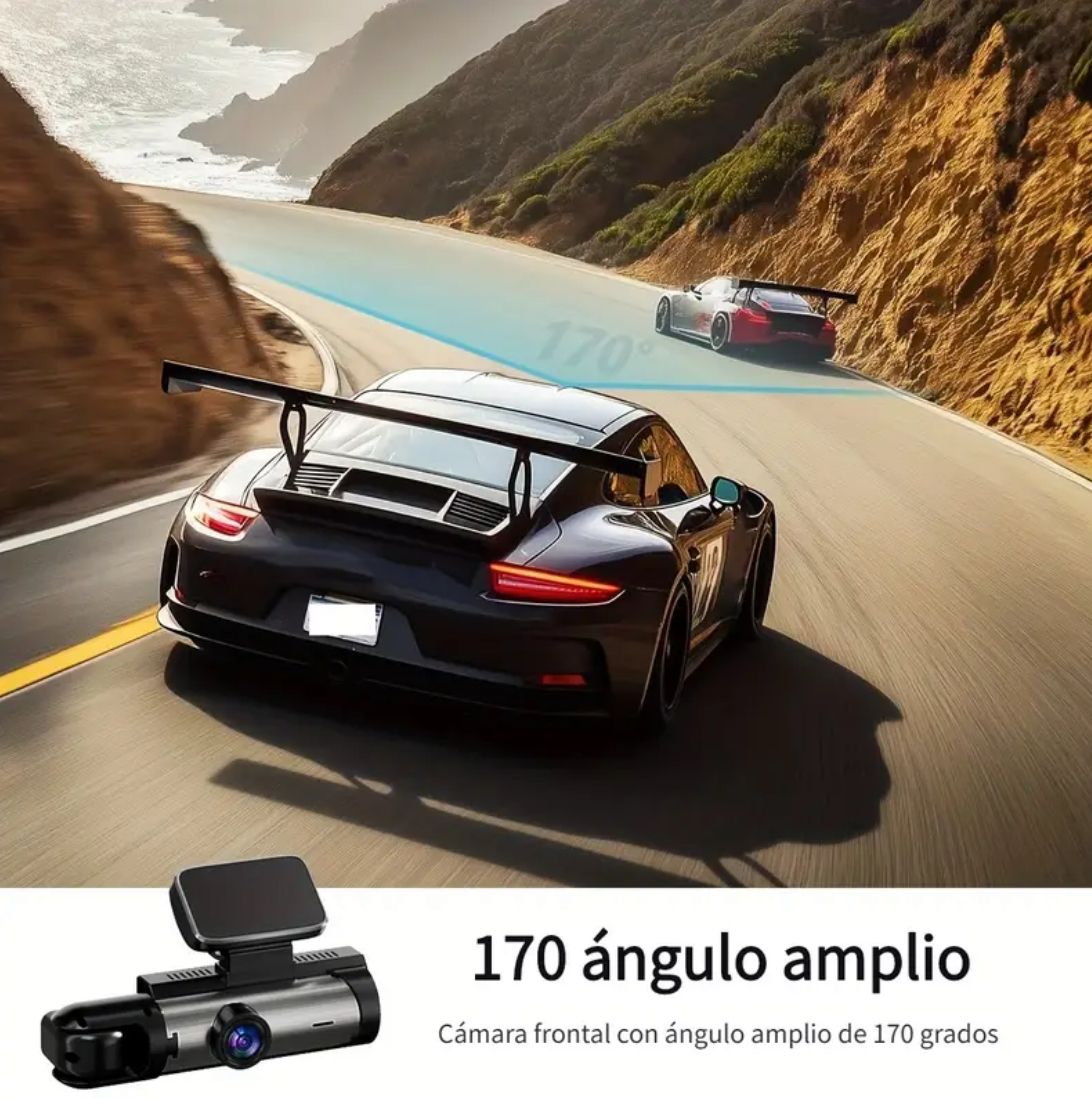 Seguridad en Cada Trayecto: Cámara de Coche 1080P con Visión 360°