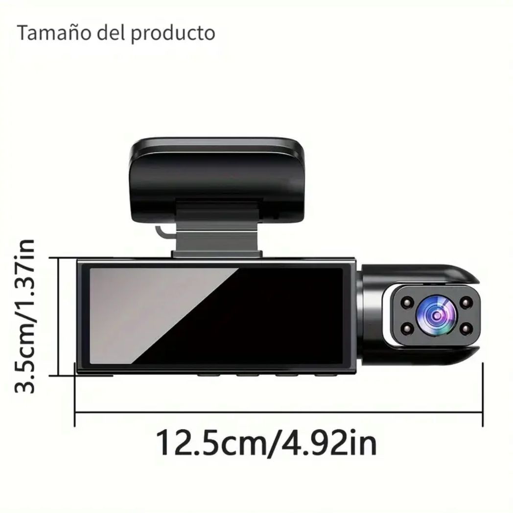 Seguridad en Cada Trayecto: Cámara de Coche 1080P con Visión 360°